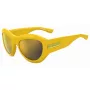 DSQUARED2 D2-0072-S-40G Gafas de sol cuadradas de acetato para hombre Havana Brown Gradient 59mm