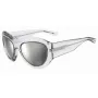 Gafas de sol rectangulares de acetato DSQUARED2 D2-0072-S-900 hombre - Montura negra, lentes grises, 59 mm