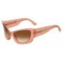DSQUARED2 Gafas de sol de mujer D2-0118-S-733 montura cuadrada de acetato negra lente degradada gris 57mm
