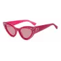 DSQUARED2 Gafas de sol para mujer D20092NSMU1 - Montura de acetato cuadrada, protección UV400, 51 mm de lente