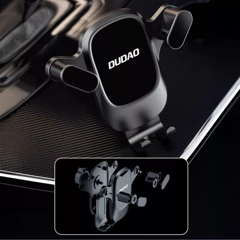 Dudao F5PRO+ Soporte para móvil con ventosa - negro