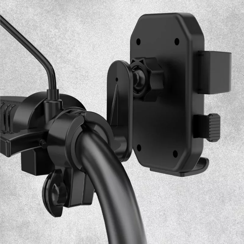 Dudao F7 Soporte para bicicleta, moto, scooter - negro