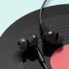 DUDAO Hi-Fi X3C+ Auriculares in-ear con cable y micrófono, 1,2 m, Negro