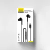 DUDAO Hi-Fi X3C+ Auriculares in-ear con cable y micrófono, 1,2 m, Negro
