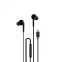 DUDAO Hi-Fi X3C+ Auriculares in-ear con cable y micrófono, 1,2 m, Negro