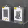 Batería externa Dudao K28S 20W PD 5000mAh con MagSafe y soporte - gris
