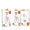 Dudao L15T Cable adaptador OTG USB 2.0 a USB Type-C, gris, 15 cm