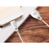 Dudao Cable de datos L4 5A 1,2m Blanco