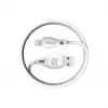 Dudao Cable de datos L4 5A 1,2m Blanco