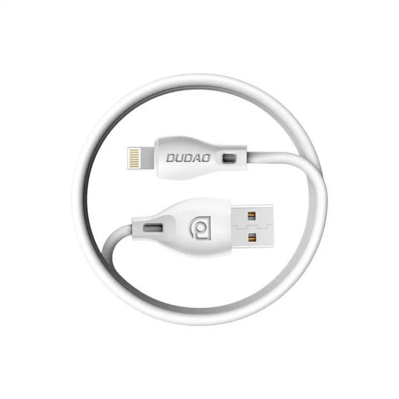 Dudao Cable de datos L4 5A 1,2m Blanco