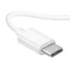 Dudao USB Type-C Connecto Auriculares estéreo New Ergonomic Earplugs Design X3C blanco