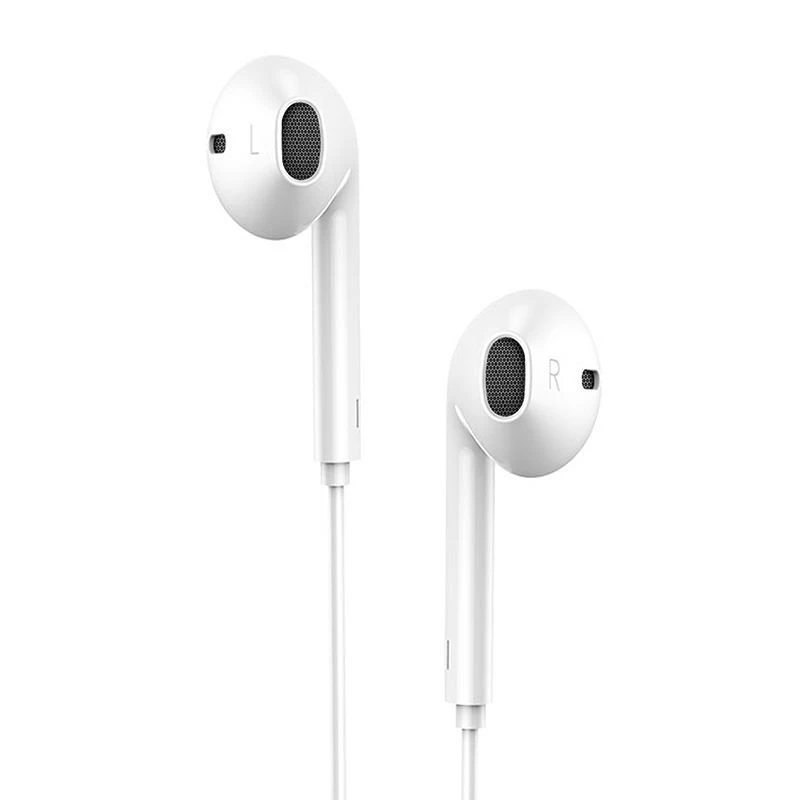 Dudao USB Type-C Connecto Auriculares estéreo New Ergonomic Earplugs Design X3C blanco