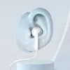Dudao X3C+ Auriculares in-ear Hi-Fi con monitor 1,2 m blancos