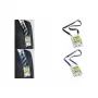 DURABLE 20 DUO A6 Portanombres con cinta textil, transparente, pack de 10 852507