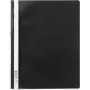 DURABLE 258001 archivador de vistas A4+ con carpeta de vistas y tiras de grapado, frontal transparente, trasera azul, pack de 25
