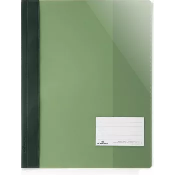 DURABLE A4+ Carpeta de vistas con ventana para etiqueta, transparente, pack de 25 269005