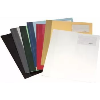 DURABLE A4+ Carpeta de informes opaca con grapadora metálica, pack de 25, varios colores 250004