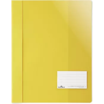 DURABLE A4+ Carpeta de informes con ventana para etiquetas 90x57 mm, Transparente, pack de 25 269004