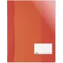 DURABLE A4+ carpeta de informes con ventana de etiquetado 90x57 mm, transparente, pack de 25 269003