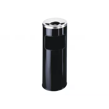 Durable Papelera/cenicero - Redonda - 17 L - Metal