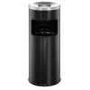 Durable Papelera/cenicero - Redonda - 17 L - Metal