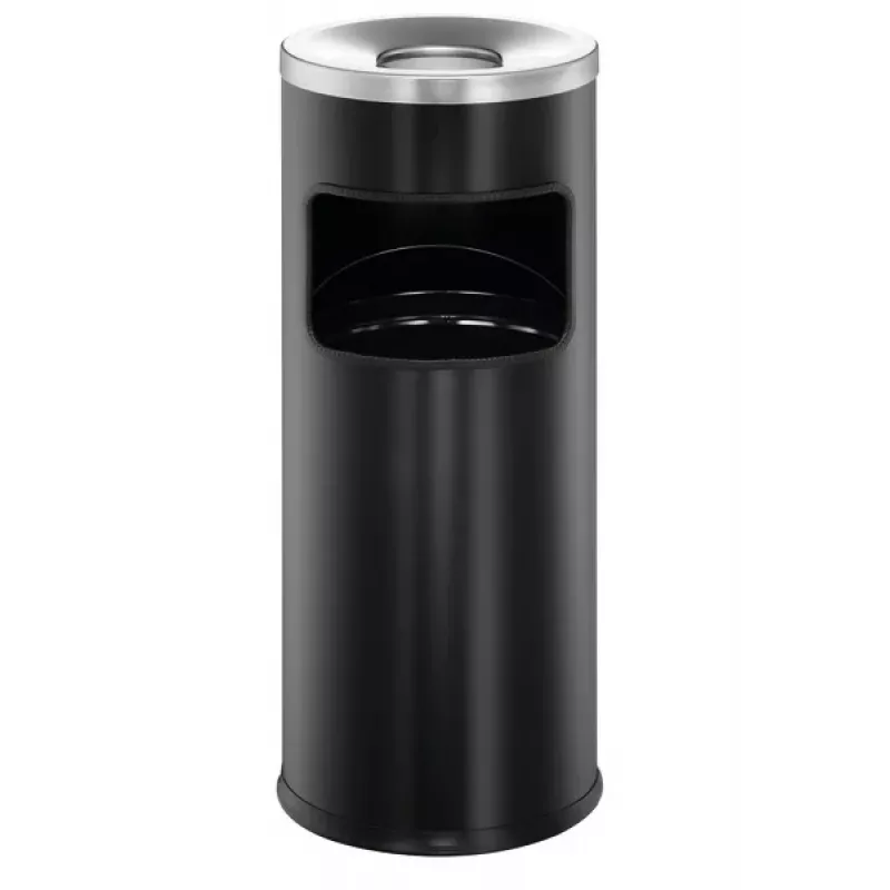 Durable Papelera/cenicero - Redonda - 17 L - Metal