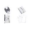 DURABLE BADGEMAKER® Tarjetas insertables A6, perforadas, blancas, 20 unidades 142002
