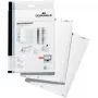 DURABLE BADGEMAKER® Etiquetas insertables 60 x 30 mm, blanco, 200 etiquetas (A4, 20 hojas) 145102