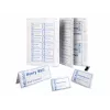 DURABLE BADGEMAKER® etiquetas insertables 61 x 210 mm, 100 uds., cartón blanco, láser/inyección 146002