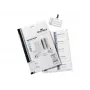 DURABLE BADGEMAKER® etiquetas insertables 61 x 210 mm, 100 uds., cartón blanco, láser/inyección 146002