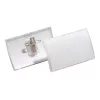 DURABLE CLICK FOLD Placa de identificación 40x75 mm con Combi Clip, pack de 25 821119