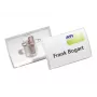 DURABLE CLICK FOLD Placa de identificación 40x75 mm con Combi Clip, pack de 25 821119