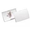 DURABLE CLICK FOLD portatarjetas de identificación con clip combinado, 90 x 54 mm, transparente, pack de 25 (821419)