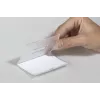 DURABLE CLICK FOLD Placa de identificación con pinza, inserto de 90x54 mm, transparente, pack de 25 821619