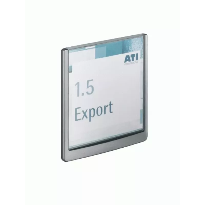 Durable Click Sign Placa de puerta 149 x 148,5 mm, grafito (486237)