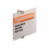 DURABLE CRYSTAL SIGN A5 set de placas de puerta en horizontal, acrílico transparente, montaje con tornillos, 1 set 482319