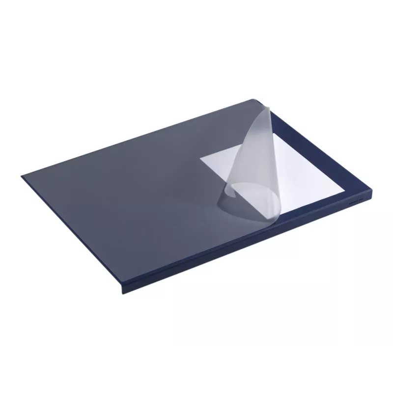 DURABLE Protector de escritorio con protección de bordes 65x50 cm azul oscuro