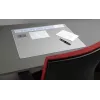 DURABLE Protector de escritorio con calendario integrado, cobertura total transparente, 65x52 cm, azul oscuro