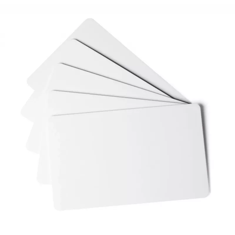 DURABLE DURACARD® Tarjetas de plástico 0,50 mm blancas CR80 (pack de 100) 891402