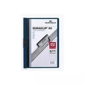DURABLE DURACLIP 60 A4 carpeta de pinza, transparente, pack de 25 (220928)