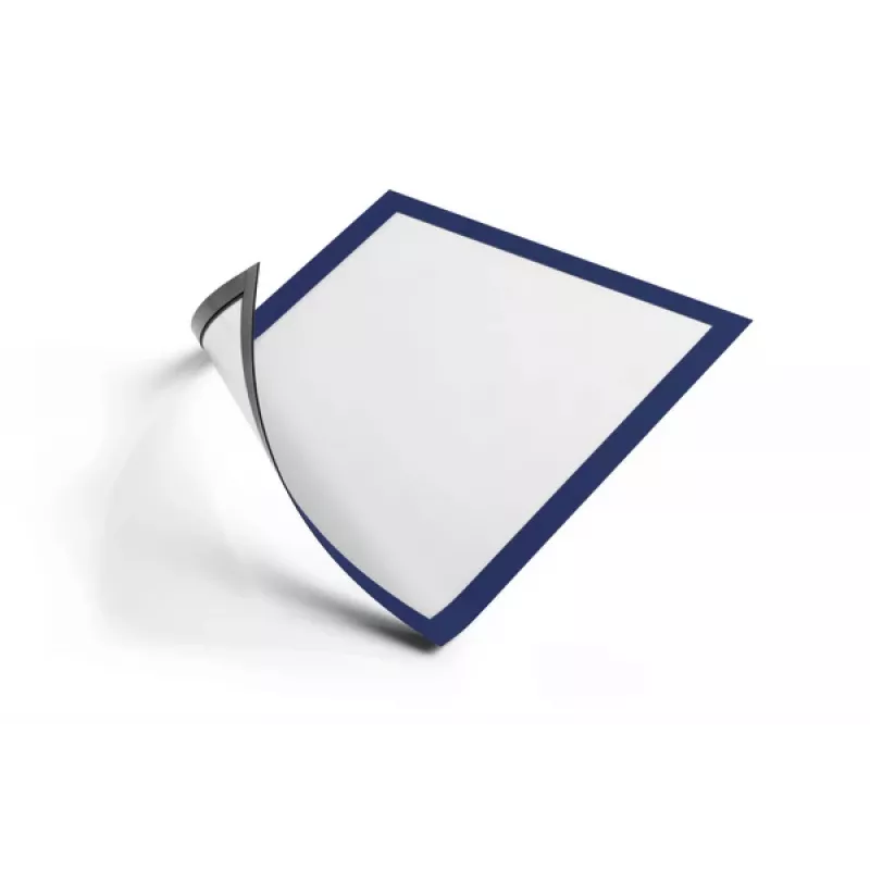 DURABLE DURAFRAME MAGNETIC Marco informativo A4, Azul oscuro, pack de 5 486907