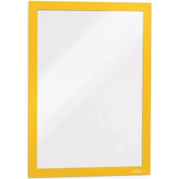 DURABLE DURAFRAME® Marco magnético autoadhesivo A4 amarillo, 2 unidades (487204)
