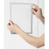 DURABLE DURAFRAME SUN A4 Marco informativo autoadhesivo resistente a los UV, plateado, pack de 2 484123
