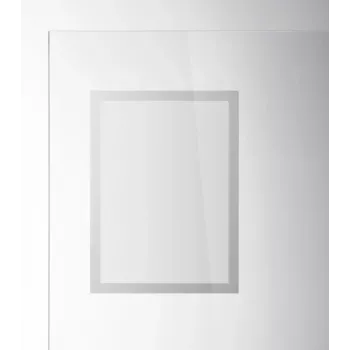 DURABLE DURAFRAME SUN A4 Marco informativo autoadhesivo resistente a los UV, plateado, pack de 2 484123
