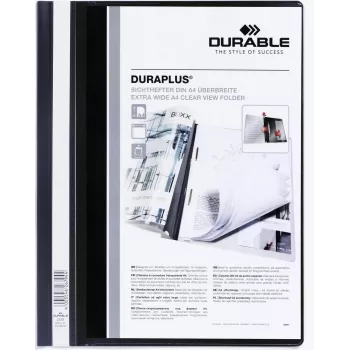DURABLE DURAPLUS Carpeta de presentación A4+ Transparente PP pack de 25 257901