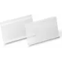 DURABLE HARD COVER funda autoadhesiva para etiquetas A5 horizontal, transparente, pack de 10 118319