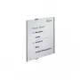 DURABLE INFO SIGN A3 Panel informativo vertical Plata de aluminio, acrílico antirreflejo, montaje atornillado, inserción de 297 x 420 mm 480823