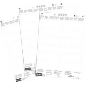 DURABLE Etiquetas insertables 100x38 mm, pack de 1 (102202)