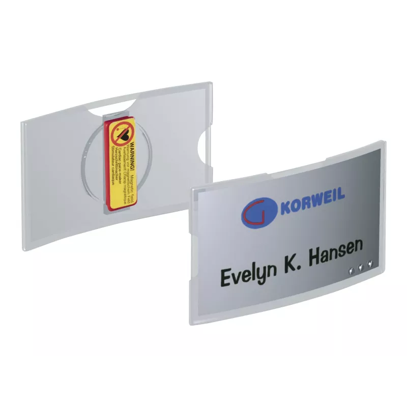 DURABLE KONVEX Placa de identificación magnética 75x40 mm, pack de 25 812319