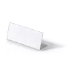 DURABLE portanombres de mesa en forma de L 61x150 mm acrílico transparente, pack de 10 805419
